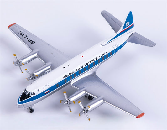 Aeroclassics 1:400 LOT Polish Airlines  Vickers  SP-LVC  DIECAST Model