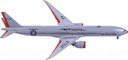 NG Models American Airlines Boeing 777-300ER N735AT regular version 1:400 Diecast Model view 1