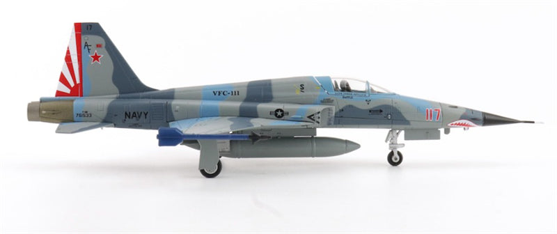 HOBBY MASTER USN F-5N VFC-111 1:72 Model 2017 Adversary Fighter Red 117 761533