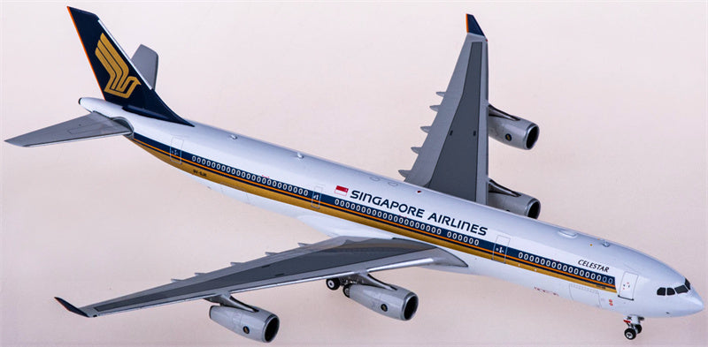 Phoenix Singapore Airlines for Airbus A340-300 9V-SJK 1:400 Airplane Pre-built  Airliner Model Display