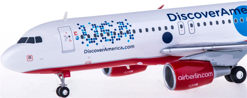 Herpa Air Berlin Airbus A320 D-ABNB Discover USA 1:200 ABS Model view 2