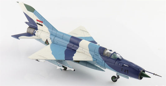 HOBBY MASTER MIG21bis Iraqi AF Sea Camouflage 9th Sqn. Jalibah Sept 1986 1:72 Aircraft Pre-built Model