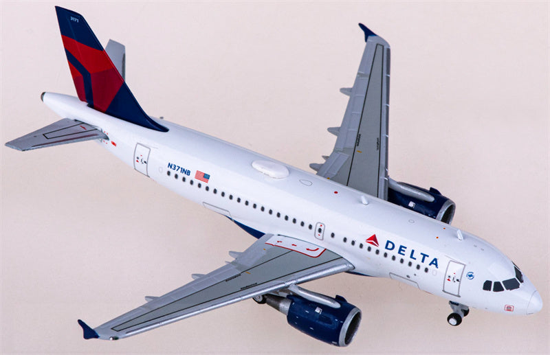 Geminijets Delta Air Lines for Airbus A319 N371NB 1:400 Airplane Pre-built  Airliner Model Display