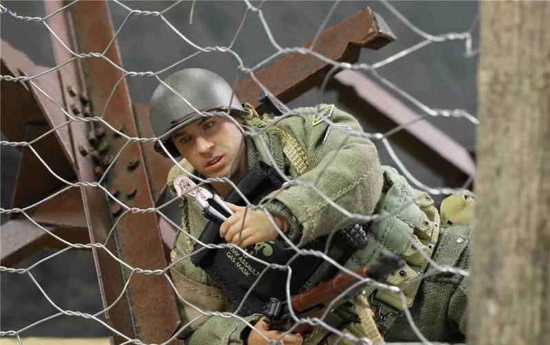DID Palm Hero Series WWII US 2nd Ranger Battalion Series 3rd Private Caparzo 1:12 Soldier Pre-built Model
