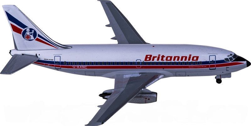 AeroClassics Britannia Boeing 737-200 G-AXNC 1:400 Diecast Model view 3