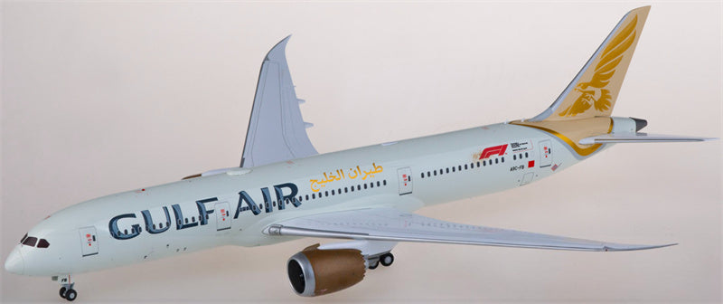 JC Wings Gulf Air Boeing 787-9 Dreamliner A9C-FB 1:200 Diecast Model view 1
