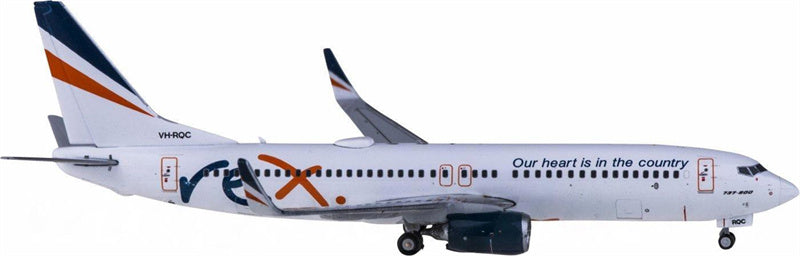 Geminijets Rex Airlines Boeing 737-800 VH-RQC 1:400 Diecast Model view 2