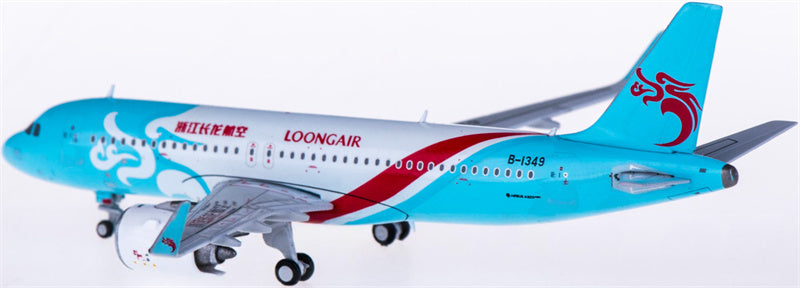 JC Wings Loong Air Airbus A320neo B-1349 1:400 Diecast Model view 3