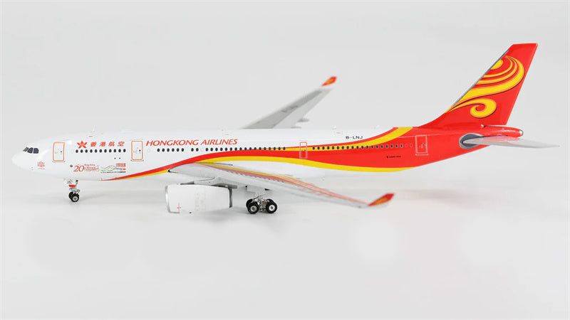 Phoenix Hong Kong Airlines Airbus A330-200 B-LNJ 20th 1:400 Diecast Model view 2
