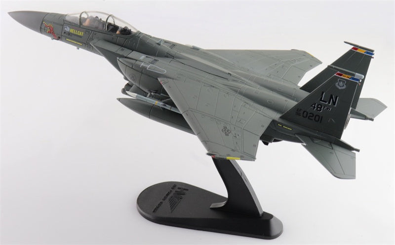 HOBBY MASTER  McDonnell Douglas F15E Hellcat USAF 96-0201/LN 494th FS 48th FW RAF Lakenheath 2024 1:72 Aircraft Pre-built Model
