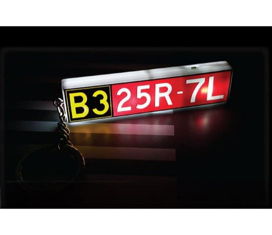 Fantasy Wings Keychain taxiway signage Los Angeles Airport  Key chain Pre-built  Airliner Model Display