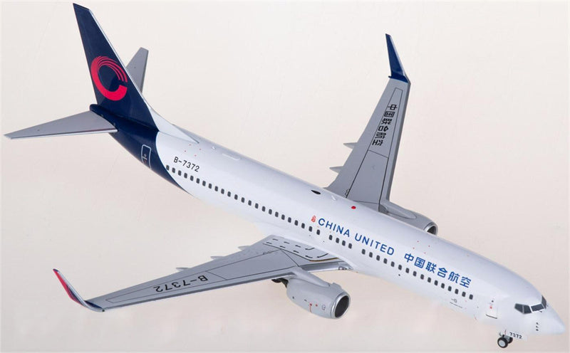 NG Models China United Airlines Boeing 737-800 B-7372 1:200 Diecast Model view 1
