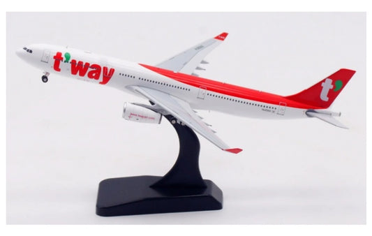 Aviation 1:400 T'way Air A330-300 HL8560  DIECAST Model