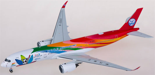NG Models Sichuan Airlines Airbus A350-900 B-304V 1:400 Diecast Model view 1