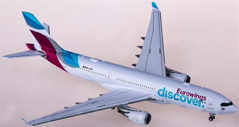 JC Wings Eurowings Airbus A330-200 D-AXGB 1:400 Diecast Model view 1