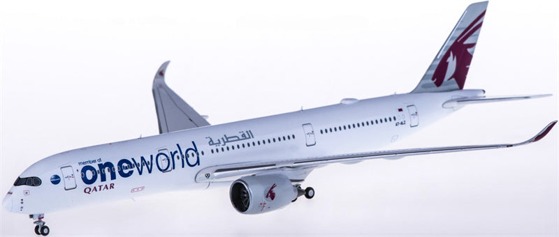 JC Wings Qatar for Airbus A350-900 A7-ALZ 1:400 Airplane Pre-built  Airliner Model Display