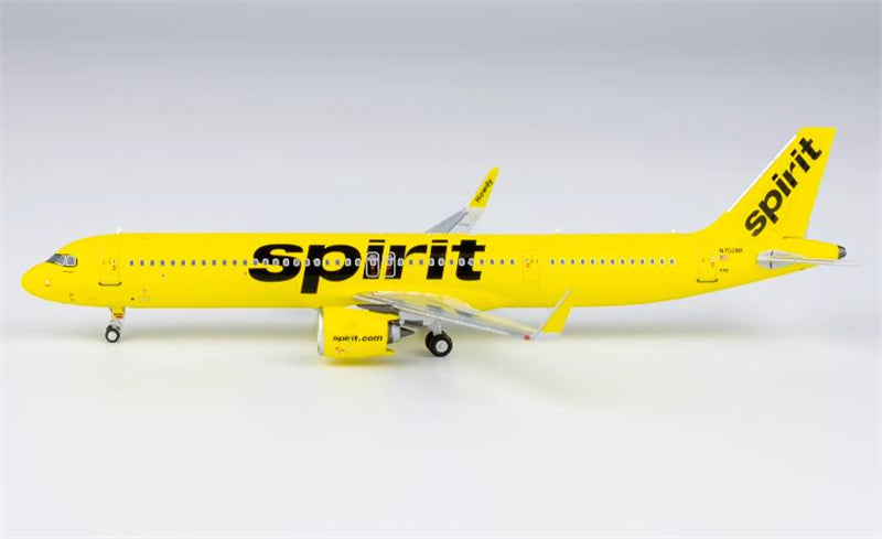 NG Models Spirit Airlines for Airbus A321neo N702NK 1:400 Aircraft Pre-built