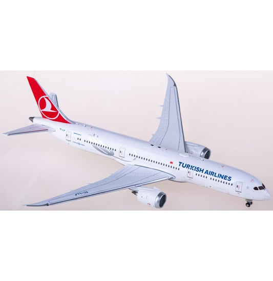 JC Wings Turkish Airlines Boeing 787-9 Dreamliner TC-LLF 1:400 Aircraft Pre-built  Airliner Model Display