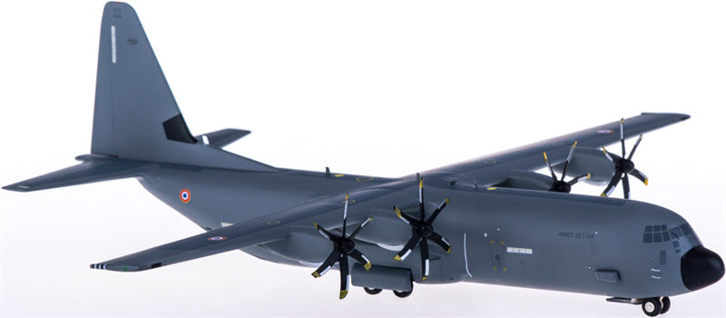 Herpa French Air Force for Lockheed for Martin C-130J-30 Super for Hercules 61-PO 1:200 Airplane Pre-built  Airliner Model Display