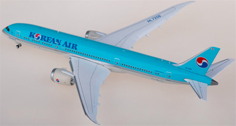 JC Wings Korean Air Boeing 787-9 Dreamliner HL7206 Flaps Down 1:400 Diecast Model view 3