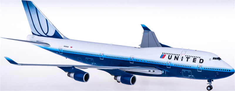 JC Wings United Airlines Boeing 747-400 N104UA 1:200 Diecast Model view 1