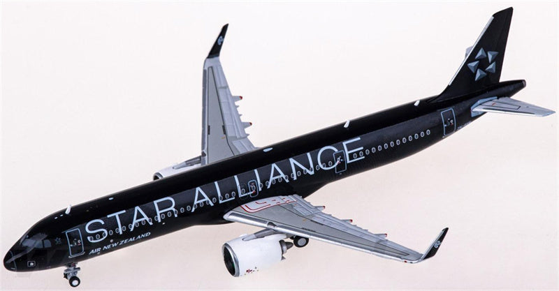 Geminijets Air New Zealand Airbus A321neo ZK-OYB Star Alliance 1:400 Diecast Model view 4