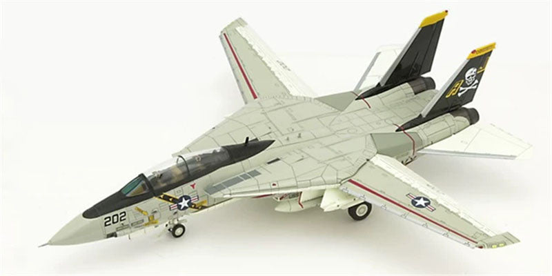Century Wings US Navy F-14A VF-84 1:72 Model 1978 Kneeling Version Flap & Slat Down Jolly Roger AJ202