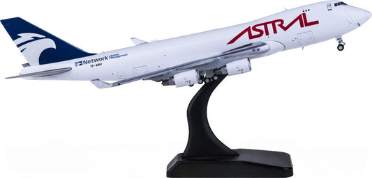 JC Wings Astral Aviation Boeing 747-400F TF-AMU 1:400 Diecast Model view 1