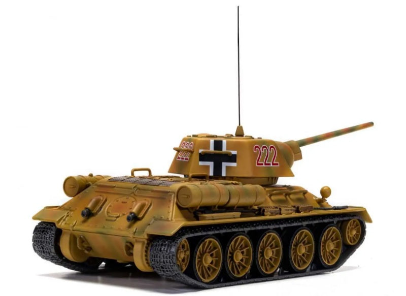 CORGI German captured Beute Panzer Trophy Tank, T34/76 Model 1943, Turret No.222, Panzerjager Abteilung 128, 23rd Panzer Division, Eastern Front, Ukraine 1943 1:50 Tank Pre-built Model