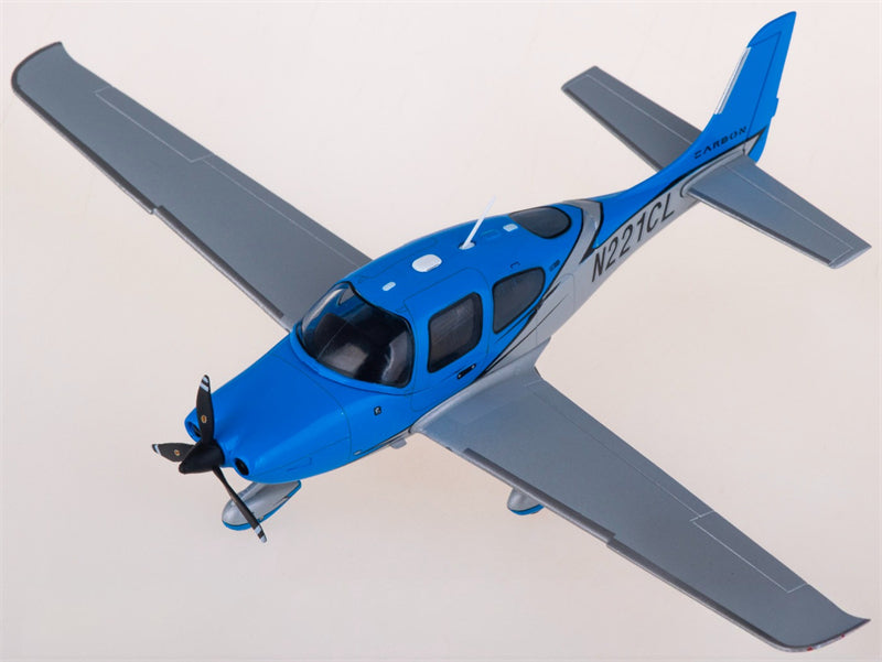 Geminijets Cirrus SR22T G6 GTS Carbon N221CL 1:72 Diecast Model view 1