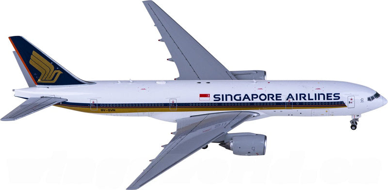 JC Wings Singapore Airlines Boeing 777-200 9V-SVN 1:400 Diecast Model view 1