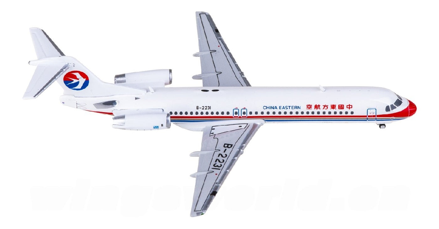 Undefined Collectibles 1:400 China Eastern Airlines Fokker 100 B-2231  DIECAST Model