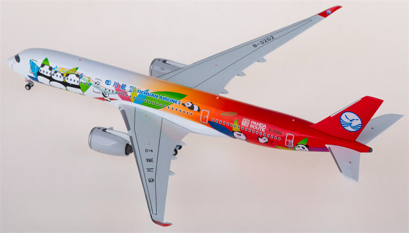 NG Models Sichuan Airlines for Airbus A350-900 B-32G2 1:400 Airplane Pre-built  Airliner Model Display
