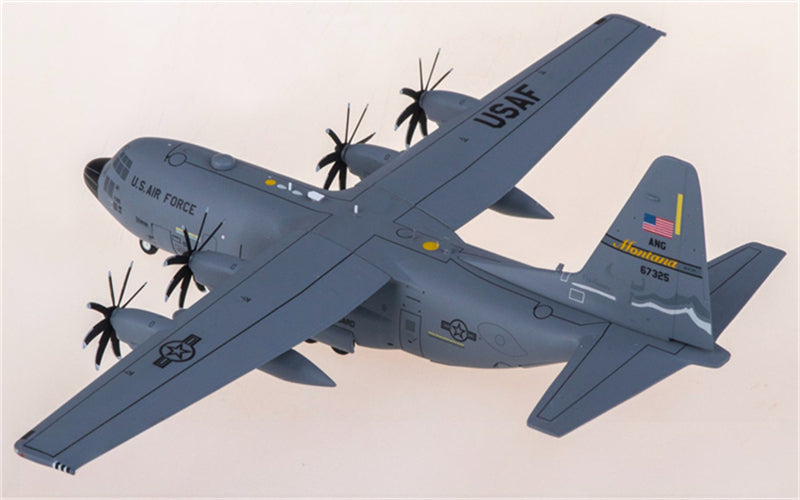 Geminijets USAF Lockheed C-130H Hercules 96-7325 1:200 Diecast Model view 4