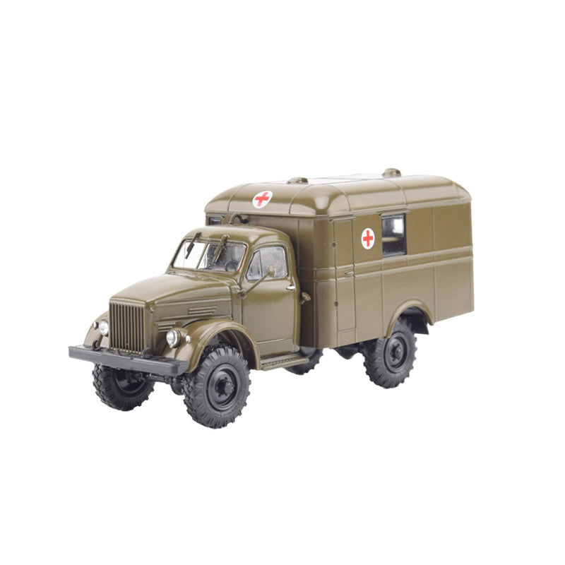 Modimio Soviet military medical special service vehicle AS-3 1:43 Tank Pre-built Model