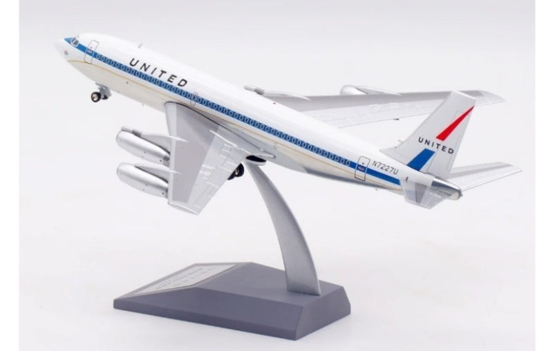 Inflight 1:200 United Airlines B720 N7227U polishing DIECAST Model