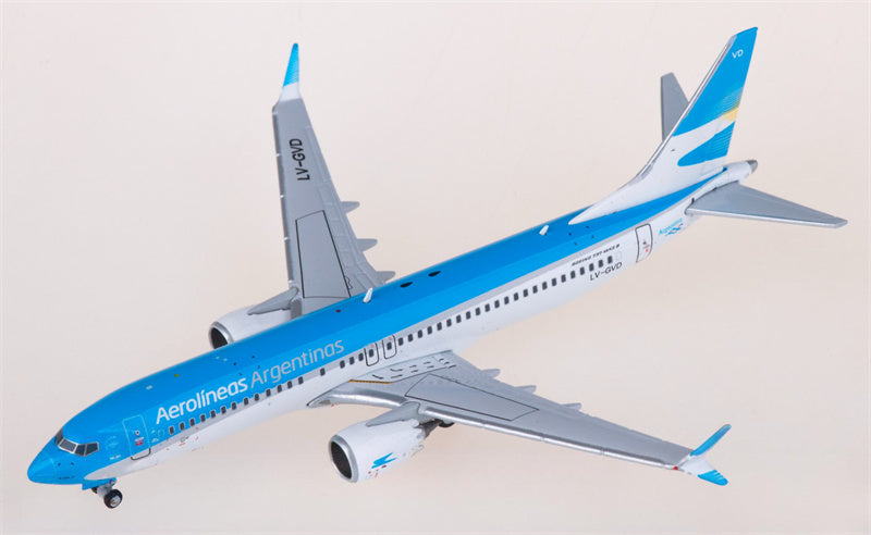 JC Wings Aerolineas Argentinas Boeing 737 MAX 8 LV-GVD 1:400 Diecast Model view 4