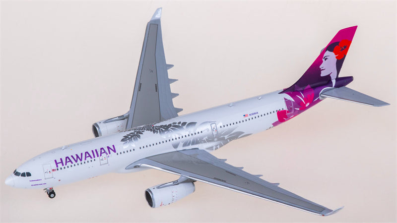 Geminijets Hawaiian Airlines Airbus A330-200 N389HA 1:400 Diecast Model view 1
