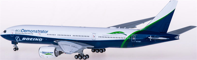 JC Wings Boeing 777-200 N772ET Eco Demonstrator 1:400 Diecast Model view 2