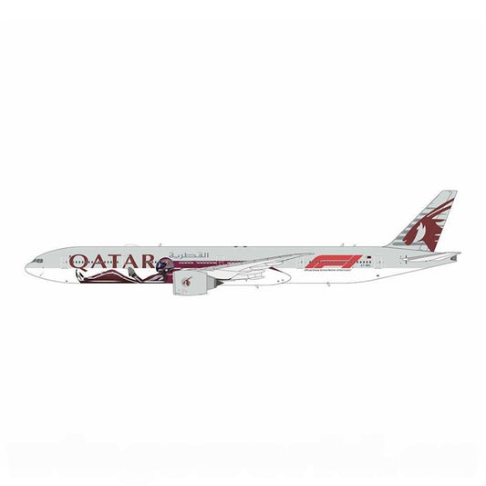 NG Models Qatar for Boeing 777-300ER A7-BEL 1:400 Airplane Pre-built  Airliner Model Display