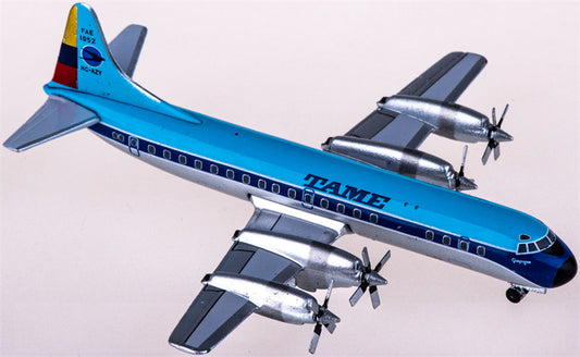 AeroClassics TAME for Lockheed L-188 for Electra HC-AZY 1:400 Airplane Pre-built  Airliner Model Display