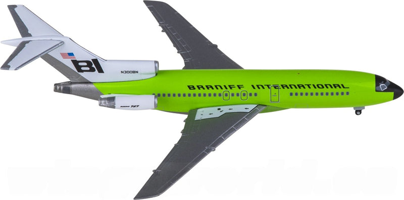 Herpa 1:500 Braniff International Boeing 727-100 N300BN Model