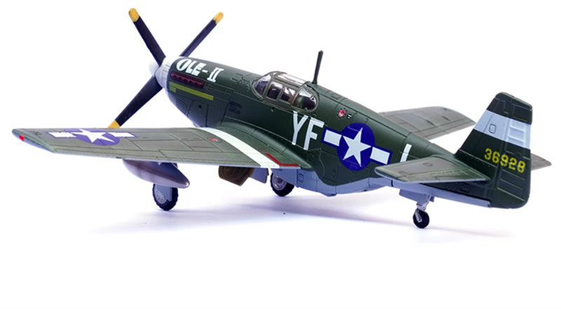 FLOZ The 355th Squadron 358th Air Wing US P-51B Mustang II fighter 1:72 Aircraft Pre-built Model
