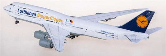 SQ Wings Lufthansa for Boeing 747-8 D-ABYK 1:200 Airplane Pre-built Airliner Model Display