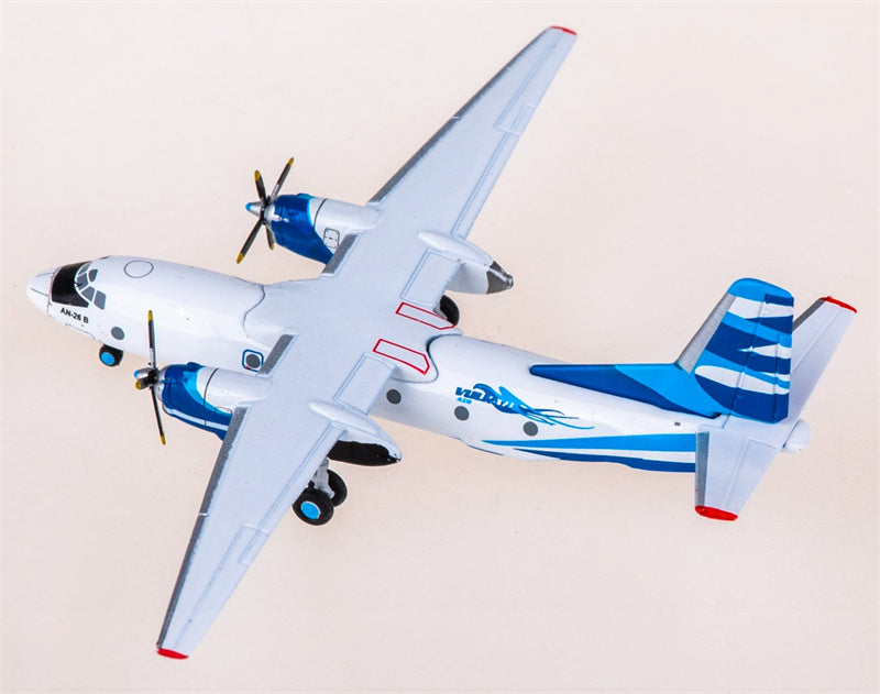 JC Wings 1:400 Vulkan Air Antonov An-26B Diecast Model view 2