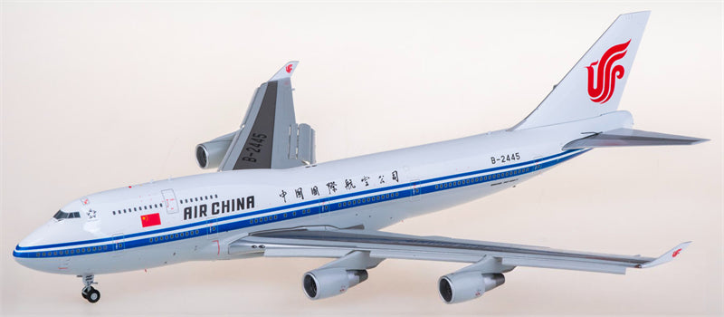 JC Wings Air China for Boeing 747-400 B-2445 Flaps Down 1:200 Airplane Pre-built Airliner Model Display
