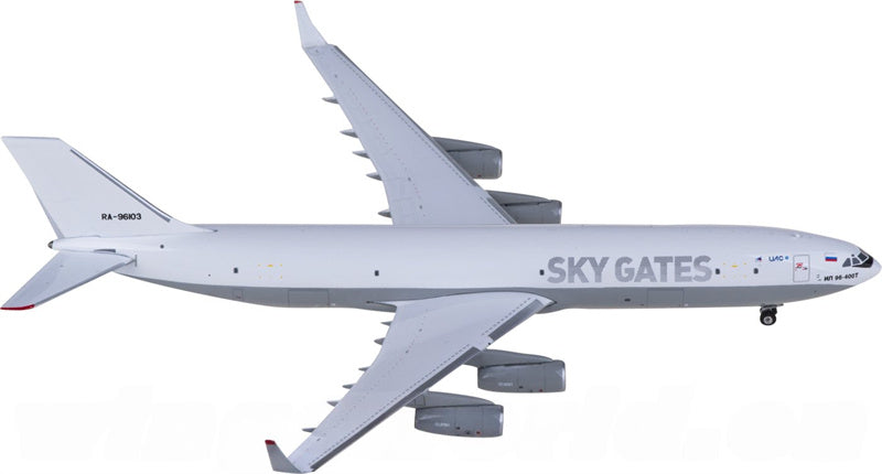Phoenix Sky Gates for Ilyushin IL-96-400T RA-96103 1:400 Airplane Pre-built  Airliner Model Display