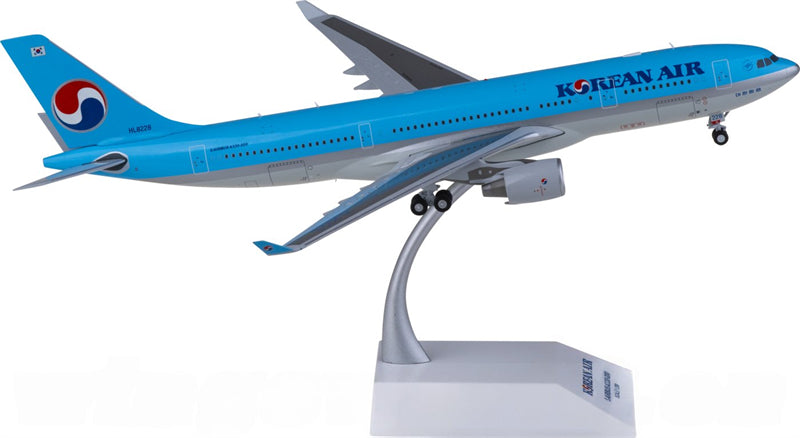 JC Wings Korean Air for Airbus A330-200 HL8228 1:200 Airplane Pre-built Airliner Model Display
