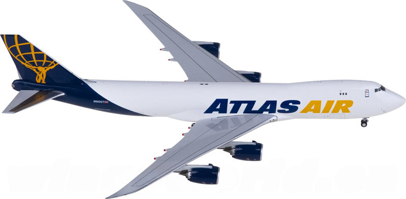NG Models Atlas Air Boeing 747-8F N860GT 1:400 Diecast Model view 1