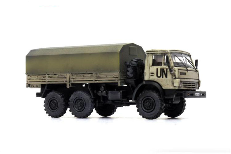 ACE HOBBY Kamaz 43101 military vehicle UN truck stationed in Afghanistan 1:72 Tank Pre-built Model